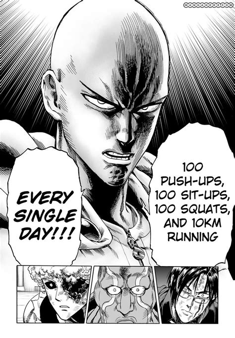 one punch man training regime